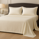 Lençol de Cobrir King Creme Algodão - 270x280cm Premium