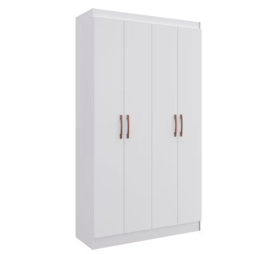 Guarda-roupa Solteiro 4 Portas Sion 8 Prateleiras
